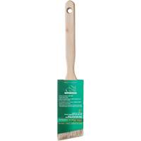 One Coat Angle Sash Brush, White China, Wood Handle, 2" Width St. Lawrence Industrial & Safety Supply