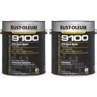 9100 System DTM Epoxy Mastic Base & Activator Kit, Aluminum, Gallon St. Lawrence Industrial & Safety Supply
