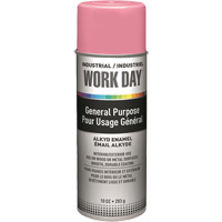 Peinture industrielle Work Day, Rose, Brillant, 10 oz, Canette a&eacute;rosol St. Lawrence Industrial & Safety Supply