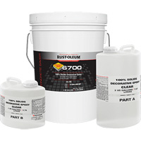 6700 100% Solids Decorative Epoxy, 3 gal., Epoxy-Based, High-Gloss, Clear St. Lawrence Industrial & Safety Supply