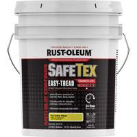 Rev&ecirc;tement d'acrylique SafeTex Easy-Tread, 4 gal., &agrave; l'eau, Plat/Textur&eacute;, Jaune St. Lawrence Industrial & Safety Supply