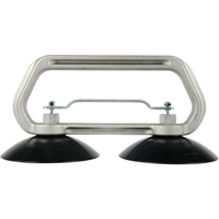 Appareils &agrave; ventouses - Ventouse double industrielle, 75 lb Capacit&eacute;, 5", Barre &agrave; tirer, 10" Longueur de la manche St. Lawrence Industrial & Safety Supply