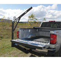 Hitch Mounted Truck Jib Crane, 600 lbs. (0.3 tons) Capacity, 84-5/8" Max. Clearance St. Lawrence Industrial & Safety Supply