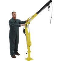 Winch Operated Truck Jib Crane, 500 lbs. (0.25 tons) Capacity, 102' Max. Clearance St. Lawrence Industrial & Safety Supply