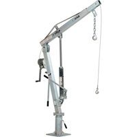 Winch Operated Truck Jib Crane, 500 lbs. (0.25 tons) Capacity, 99" Max. Clearance St. Lawrence Industrial & Safety Supply
