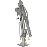 Winch Operated Truck Jib Crane, 1000 lbs. (0.5 tons) Capacity, 97" Max. Clearance St. Lawrence Industrial & Safety Supply