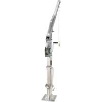 Winch Operated Truck Jib Crane, 1000 lbs. (0.5 tons) Capacity, 97" Max. Clearance St. Lawrence Industrial & Safety Supply