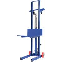 Hydraulic Platform Lift Stacker, Foot Pump Operated, 400 lbs. Capacity, 51-1/8" Max Lift St. Lawrence Industrial & Safety Supply