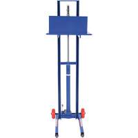 Hydraulic Platform Lift Stacker, Foot Pump Operated, 400 lbs. Capacity, 51-1/8" Max Lift St. Lawrence Industrial & Safety Supply