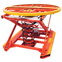 Spring Operated Pallet Positioner and Leveler, 43-1/2" L x 43-1/2" W, 4500 lbs. Cap. St. Lawrence Industrial & Safety Supply