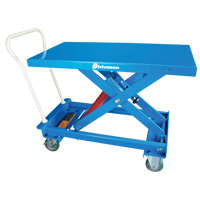 Table de travail mobile avec nivellement automatique &agrave; ciseaux MobiLeveler, 27-3/5" lo x 17-4/5" la, Acier, Capacit&eacute; 220 lb St. Lawrence Industrial & Safety Supply