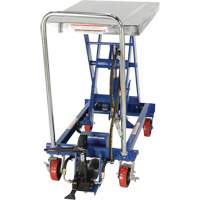 Pneumatic Hydraulic Scissor Lift Table, Steel, 32-1/2" L x 19-3/4" W, 1000 lbs. Cap. St. Lawrence Industrial & Safety Supply