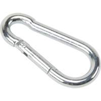 Mousqueton zingu&eacute;, 220 lb (0,11 tonne) Charge d'utilisation max., 3/16" Taille, 5/16" Oeil St. Lawrence Industrial & Safety Supply