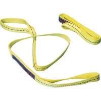 Nylon Sling, Double Ply, Double Eye, Type 3, 1" W x 6' L, 1000 lbs. Vertical Load Limit St. Lawrence Industrial & Safety Supply