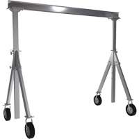 Adjustable Aluminum Gantry Crane, 10' L, 1500 lbs. (0.75 tons) Capacity St. Lawrence Industrial & Safety Supply