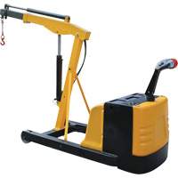 Electric Powered Floor Crane, 8.8' Lift, 1500 lbs. (0.75 tons), 44-1/4" Arm, 62-1/4" H St. Lawrence Industrial & Safety Supply