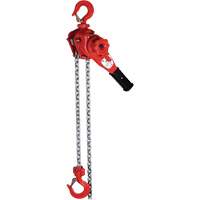 Palan &agrave; levier de s&eacute;rie Super VQ, Lev&eacute;e 5', Cabacit&eacute; 2200 lb (1,1 tonne), Chaîne en Alliage calibre 100 St. Lawrence Industrial & Safety Supply
