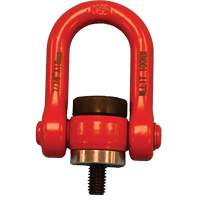 Anneau de levage pivotant VQ pour palan, M8, Longueur du filetage 12 mm, Acier alli&eacute; St. Lawrence Industrial & Safety Supply