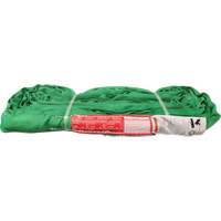 Polyester Round Sling, Green, 12' L, 6000 lbs. Vertical Load St. Lawrence Industrial & Safety Supply