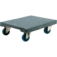 Wood Dollies - Heavy-Duty, Rubber Wheels, 1400 lbs. Capacity, 18" W x 30" D x 7" H St. Lawrence Industrial & Safety Supply