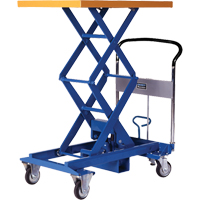Table &eacute;l&eacute;vatrice &agrave; ciseaux Dandy Lift, 34-4/5" lo x 23-3/5" la, Acier, Capacit&eacute; 770 lb St. Lawrence Industrial & Safety Supply