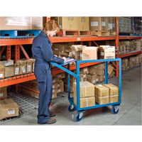Order Picking Carts, 36" H x 18" W x 46" D, 2 Shelves, 1200 lbs. Capacity St. Lawrence Industrial & Safety Supply