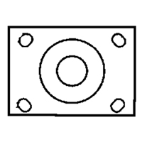 Roulette &agrave; freinage complet, Pivotant avec frein, 6" (152,4 mm), Caoutchouc, 450 lb (204 kg) St. Lawrence Industrial & Safety Supply
