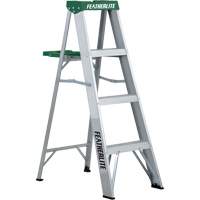 Escabeaux commerciaux (s&eacute;rie 2400), 4', Aluminium, Capacit&eacute; 225 lb, Type 2 St. Lawrence Industrial & Safety Supply