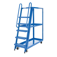 Chariot &agrave; cueillette, Acier, 21-7/8" la x 56-1/8" p, 3 tablettes, Capacit&eacute; 1000 lb St. Lawrence Industrial & Safety Supply