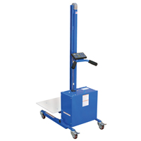 Gerbeur &agrave; plateforme &agrave; &eacute;l&eacute;vation rapide, M&eacute;canisme &eacute;lectrique, Capacit&eacute; de 175 lb, Levage max de 57" St. Lawrence Industrial & Safety Supply