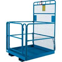 Nacelle &eacute;l&eacute;vatrice pour travail en hauteur, 48" x 48" x 72" h, Capacit&eacute; de 1000 lb, Acier St. Lawrence Industrial & Safety Supply