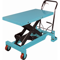 Heavy-Duty Hydraulic Scissor Lift Table, 40" L x 20-1/8" W, Steel, 2200 lbs. Capacity St. Lawrence Industrial & Safety Supply