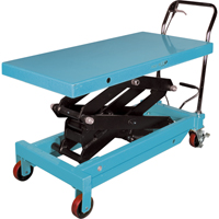 Heavy-Duty Hydraulic Scissor Lift Table, 48" L x 24" W, Steel, 1545 lbs. Capacity St. Lawrence Industrial & Safety Supply