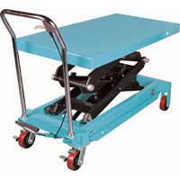 Heavy-Duty Hydraulic Scissor Lift Table, 48" L x 24" W, Steel, 1545 lbs. Capacity St. Lawrence Industrial & Safety Supply