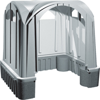 Outdoor Poly Shelters, 3 Walls, 7' L x 6' W x 7' H St. Lawrence Industrial & Safety Supply