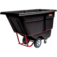 Chariot basculeur en acier, Poly&eacute;thyl&egrave;ne, 1 vg³, Capacit&eacute; de charge de 1250 lb St. Lawrence Industrial & Safety Supply