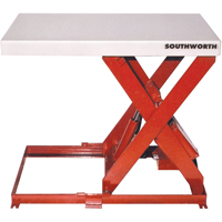Table &eacute;l&eacute;vatrice &agrave; ciseaux, Acier, 36" lo x 20" la, Capacit&eacute; 550 lb St. Lawrence Industrial & Safety Supply