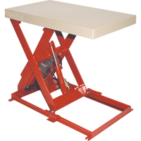 Table &eacute;l&eacute;vatrice &agrave; ciseaux, Acier, 36" lo x 20" la, Capacit&eacute; 1100 lb St. Lawrence Industrial & Safety Supply