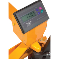 Transpalette avec balance num&eacute;rique, 27,5" lo x 27,5" la, Capacit&eacute; de 5000 lb St. Lawrence Industrial & Safety Supply