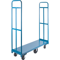 Chariot &agrave; plateforme U-Boat, 60" lo x 18" la x Capacit&eacute; 1500 lb, Roues en Caoutchouc St. Lawrence Industrial & Safety Supply