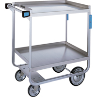 Chariots robustes &agrave; ch&acirc;ssis en U, 2 Tiers, 19-3/8" la x 34-1/2" h x 32-5/8" p, Capacit&eacute; 700 lb St. Lawrence Industrial & Safety Supply