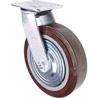 Roulette, Pivotant, 8" (203,2 mm), Polyur&eacute;thane, 1000 lb (453,6 kg) St. Lawrence Industrial & Safety Supply