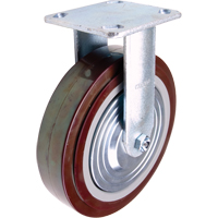 Roulette, Fixe, 8" (203,2 mm), Polyur&eacute;thane, 1000 lb (453,6 kg) St. Lawrence Industrial & Safety Supply