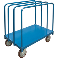 Chariot robuste pour transport de panneaux avec rails &agrave; palier unique, 48" x 30" x 45", Capacit&eacute; 2500 lb St. Lawrence Industrial & Safety Supply
