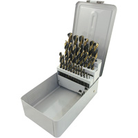 BG29 Jeu de forets JET-KUT Torque Drive, 29 morceaux, Acier rapide St. Lawrence Industrial & Safety Supply