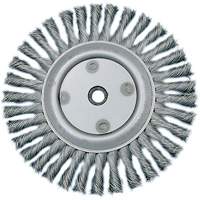 Meule &agrave; fils nou&eacute;s torsad&eacute;s, Dia. 6", Fils 0,02", Arbre 5/8"-1/2, Acier St. Lawrence Industrial & Safety Supply