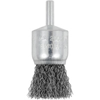 Brosse coupelle sertie mont&eacute;e sur tige, 1", Fils 0,012", Tige 1/4" St. Lawrence Industrial & Safety Supply