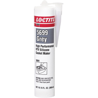 Compos&eacute; &agrave; joints de silicone RTV haute performance 5699, Cartouche, Gris St. Lawrence Industrial & Safety Supply