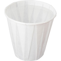 Gobelet pliss&eacute;, Papier, 5 oz, Blanc St. Lawrence Industrial & Safety Supply