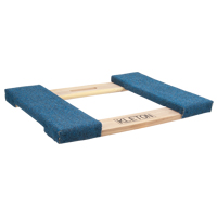 Carpeted Ends Hardwood Dolly Frame, Wood Frame, 18" W x 24" L, 900 lbs. Capacity St. Lawrence Industrial & Safety Supply